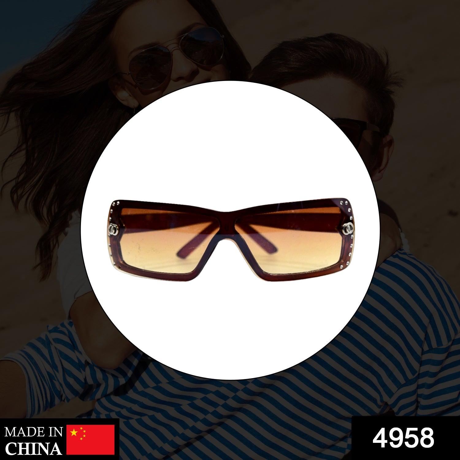 4958 Retro Driving Sunglasses Vintage Fashion Frame (Moq - 3pc) 4958 Retro Driving Sunglasses Vintage Fashion Frame (Moq - 3pc)